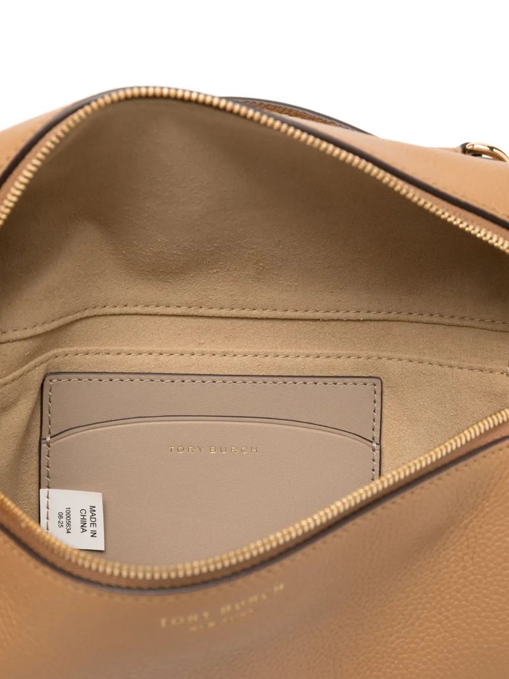 Tory Burch Romy Slim Leather Top Handle Bag In Brown