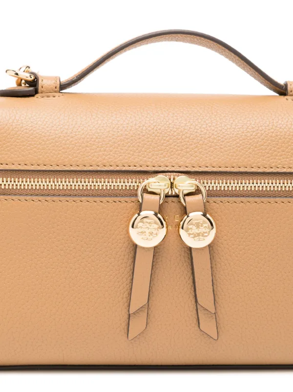Tory Burch Romy Slim Top Handle Bag | Brown | FARFETCH