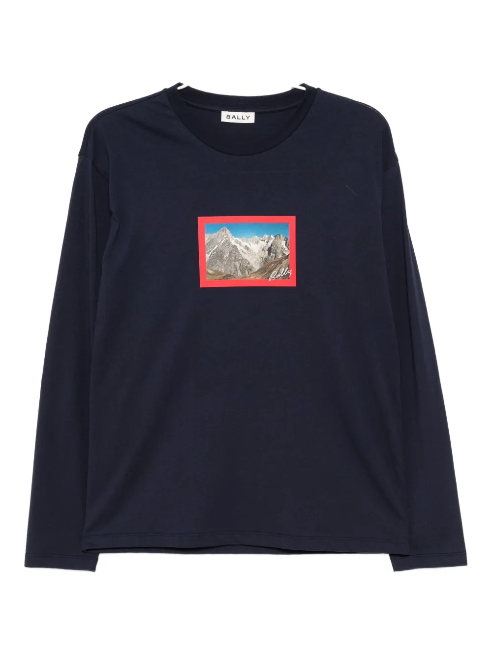 Bally Graphic-print T-shirt In Blue