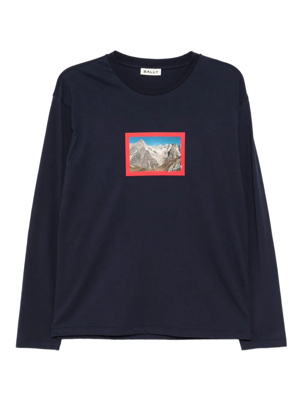 Bally graphic-print T-shirt | Blue | Image 1