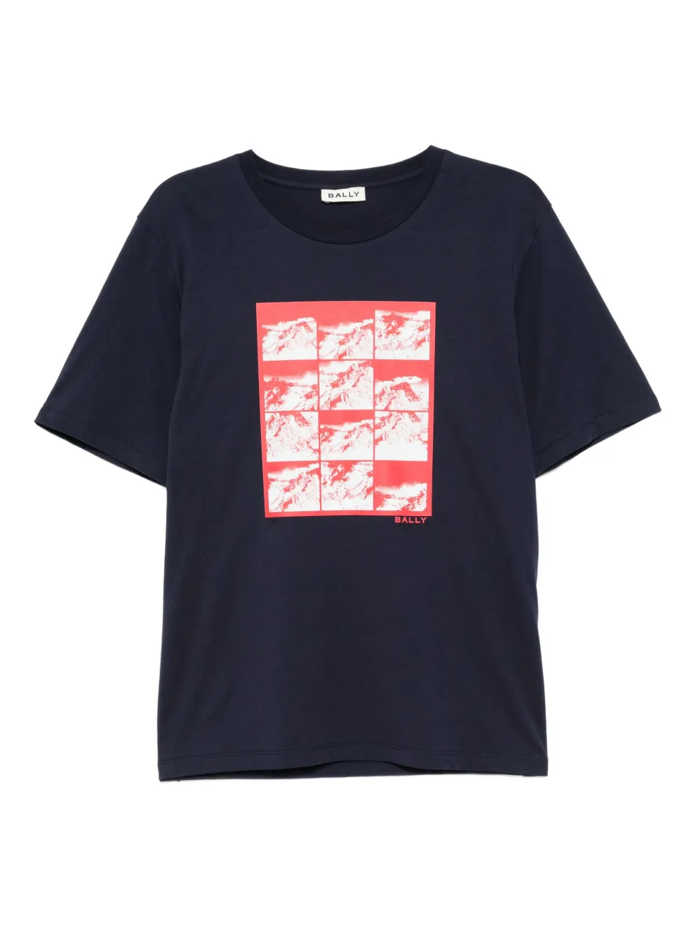 Bally graphic-print T-shirt | Blue | Image 1