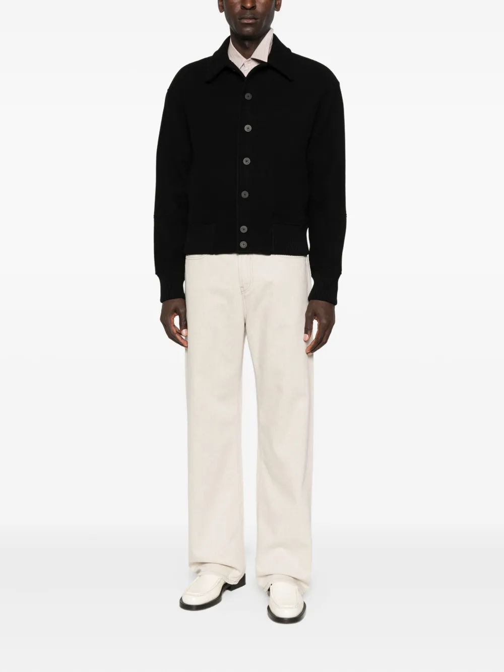 Jacquemus button-fastening ribbed-hem jacket | Bomber Jackets | Image 2