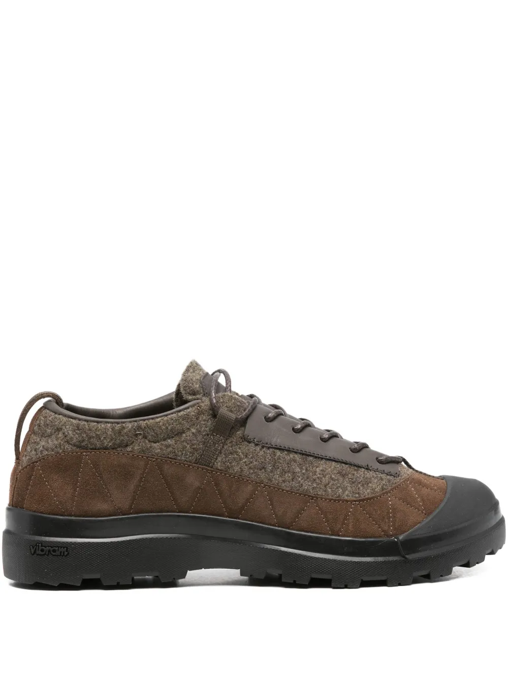 RANRA suede-panel sneakers | Brown | Image 1