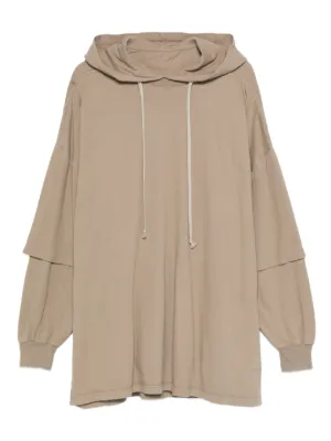 Rick Owens DRKSHDW ダブルレイヤード パーカー | グレー | FARFETCH JP