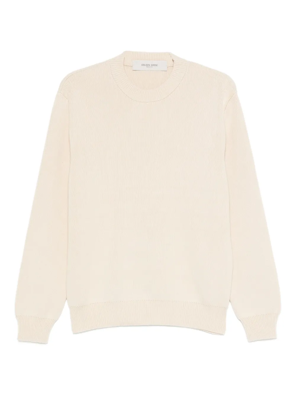 Golden Goose ribbed crew-neck sweater | Neutrals | Image 1