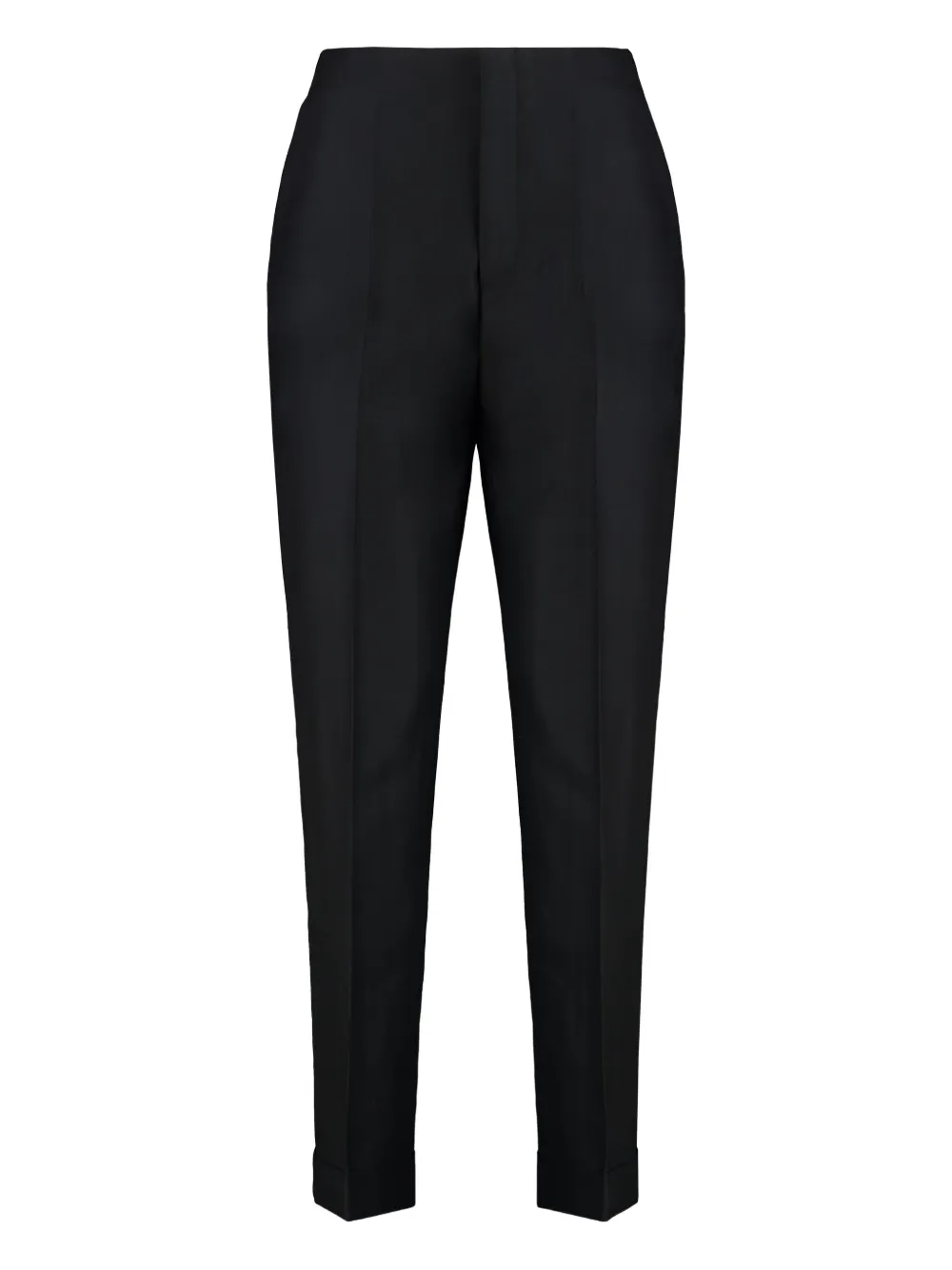 Alberta Ferretti pleated-cuffed trousers | Black | Image 1