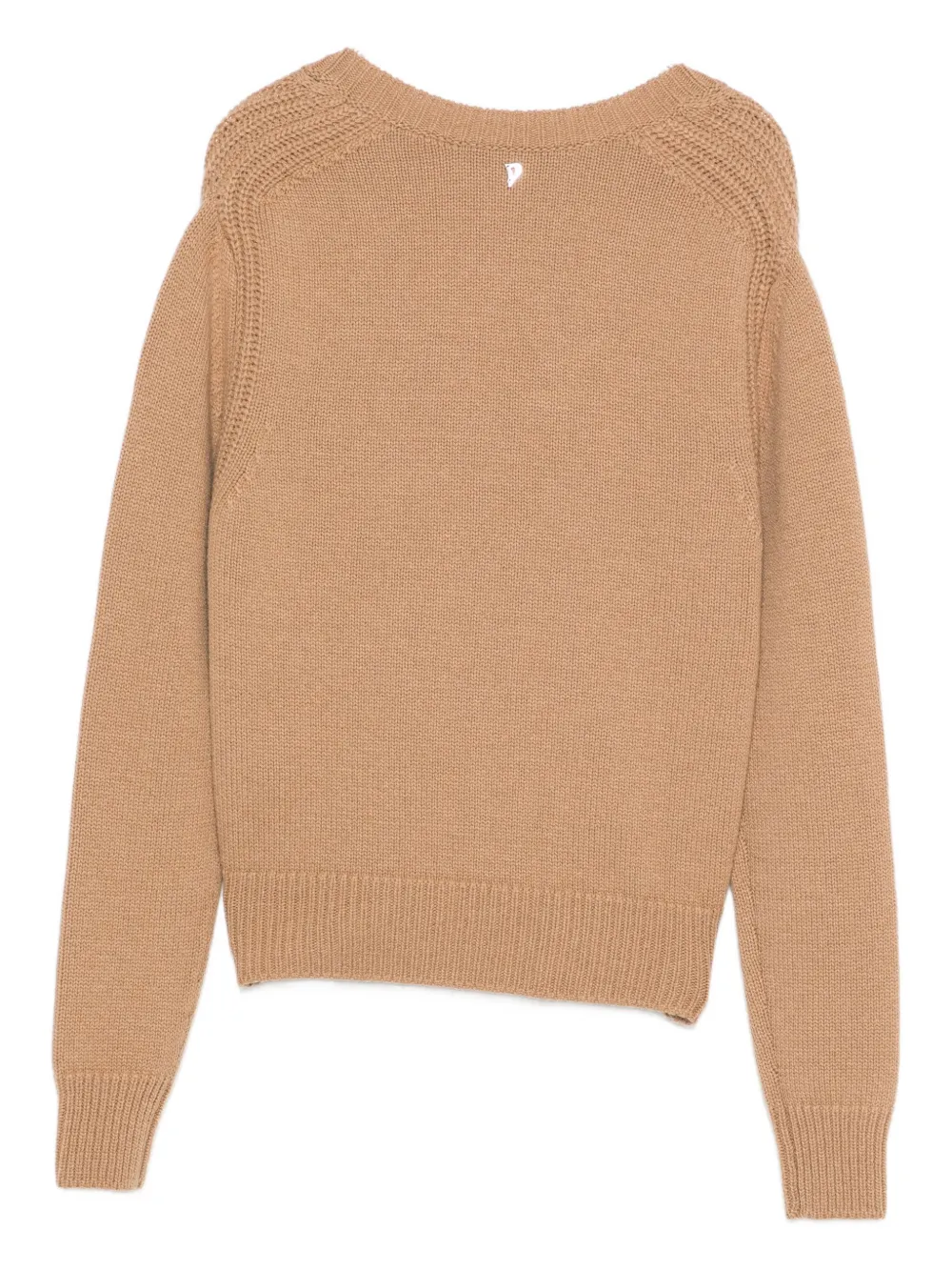 Dondup V-neck Sweater In Brown