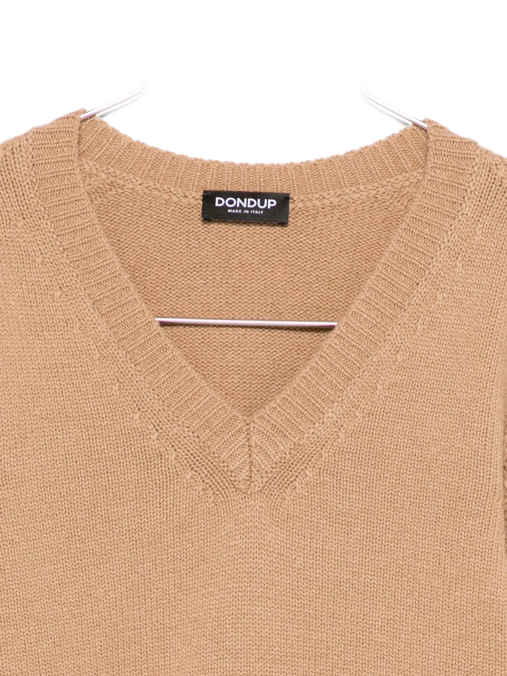 Dondup V-neck Sweater In Brown