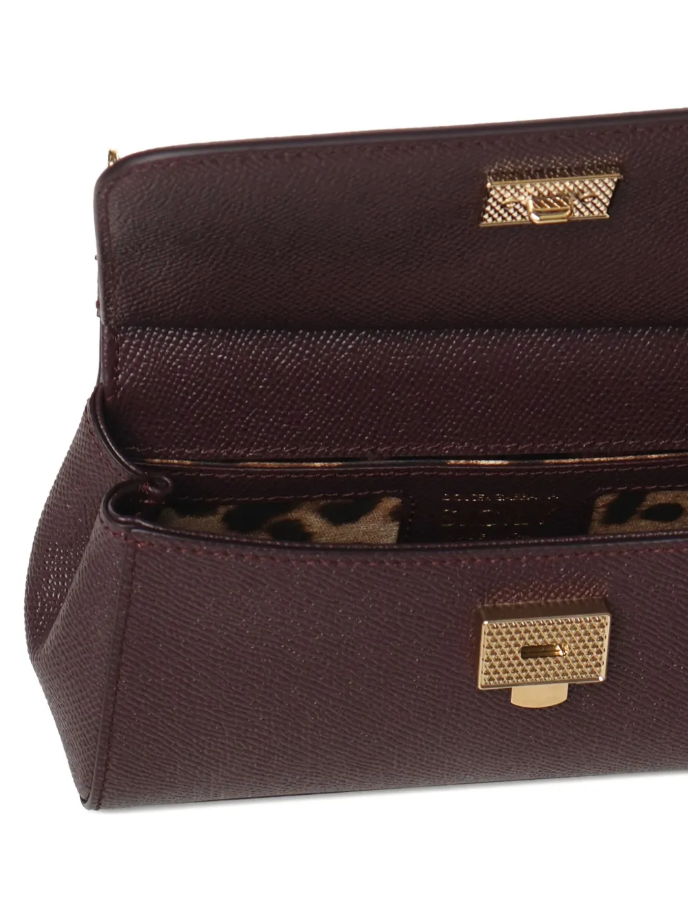 Dolce & Gabbana Small Sicily Flap-closure Tote Bag In Brown