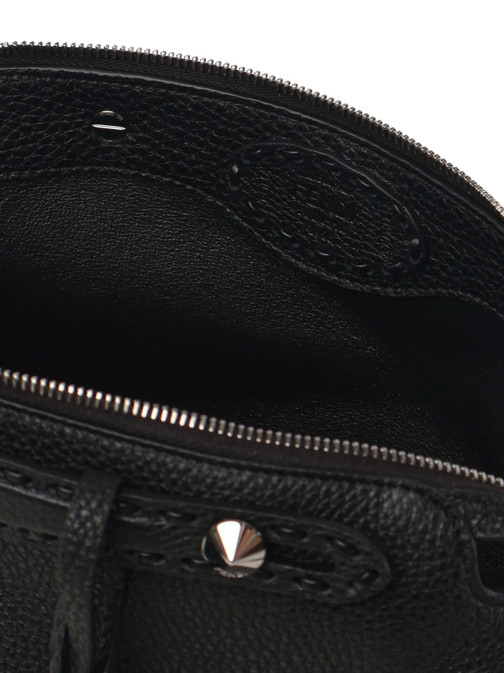 Fendi Medium By The Way Selleria Leather Tote Bag In Black