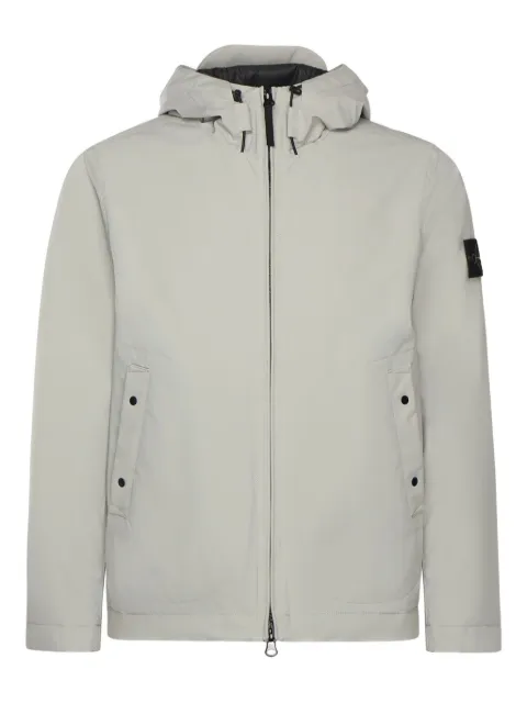 Stone Island hooded zip-fastening jacket