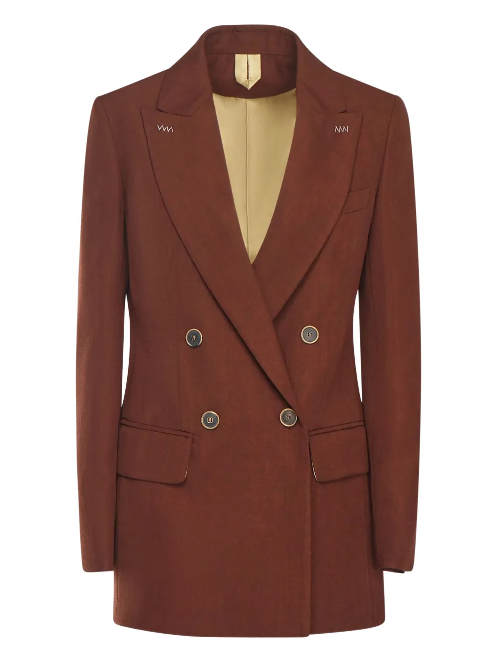 Max Mara double-breasted button jacket - ブラウン Max Mara double-breasted button jacket - ブラウン