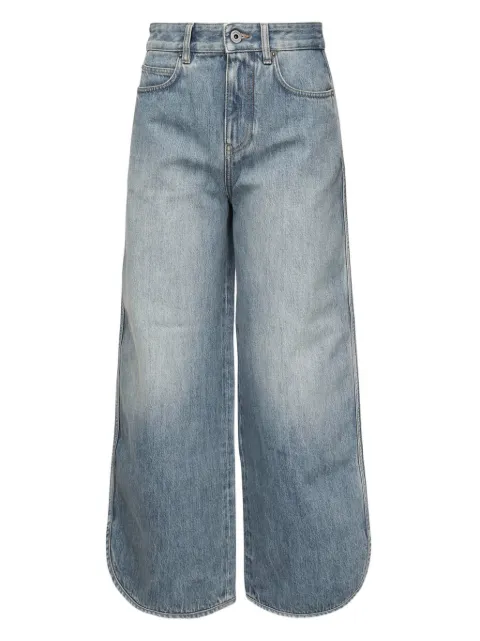 LOEWE leather-patch button-fly jeans