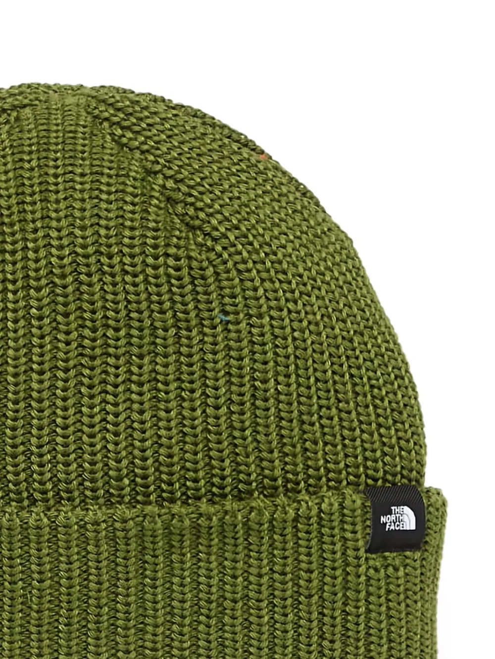 The North Face Logo-detail Ribbed Beanie In Green