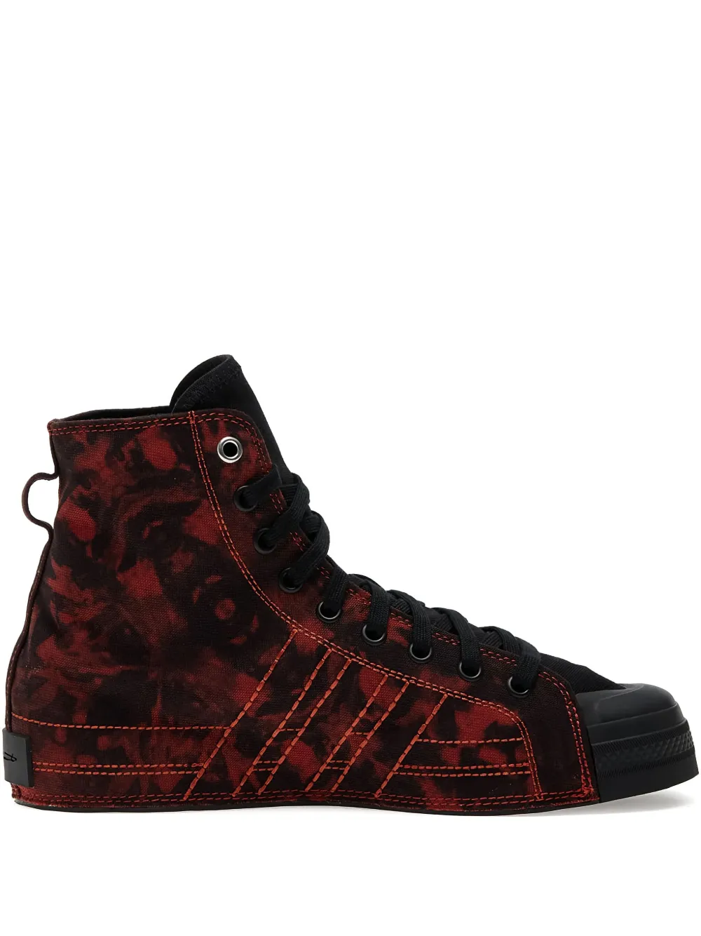 Y-3 Nizza Hi tie-dye high-top sneakers Black