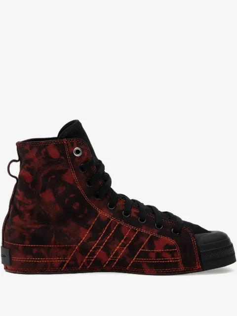Y-3 Sneakers alte Nizza Hi con fantasia tie dye