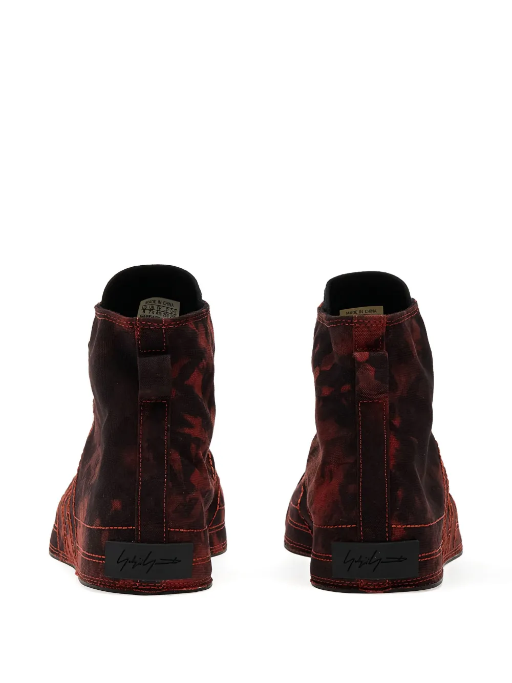 Y-3 Nizza Hi tie-dye high-top sneakers Black