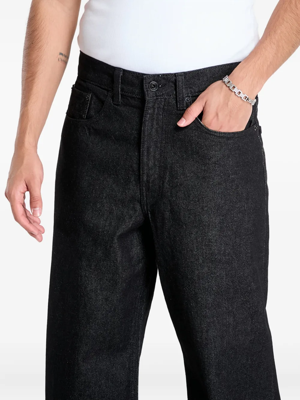 Vans Check-5 Loose Jeans In Black