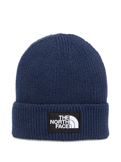 The North Face gorro con parche del logo