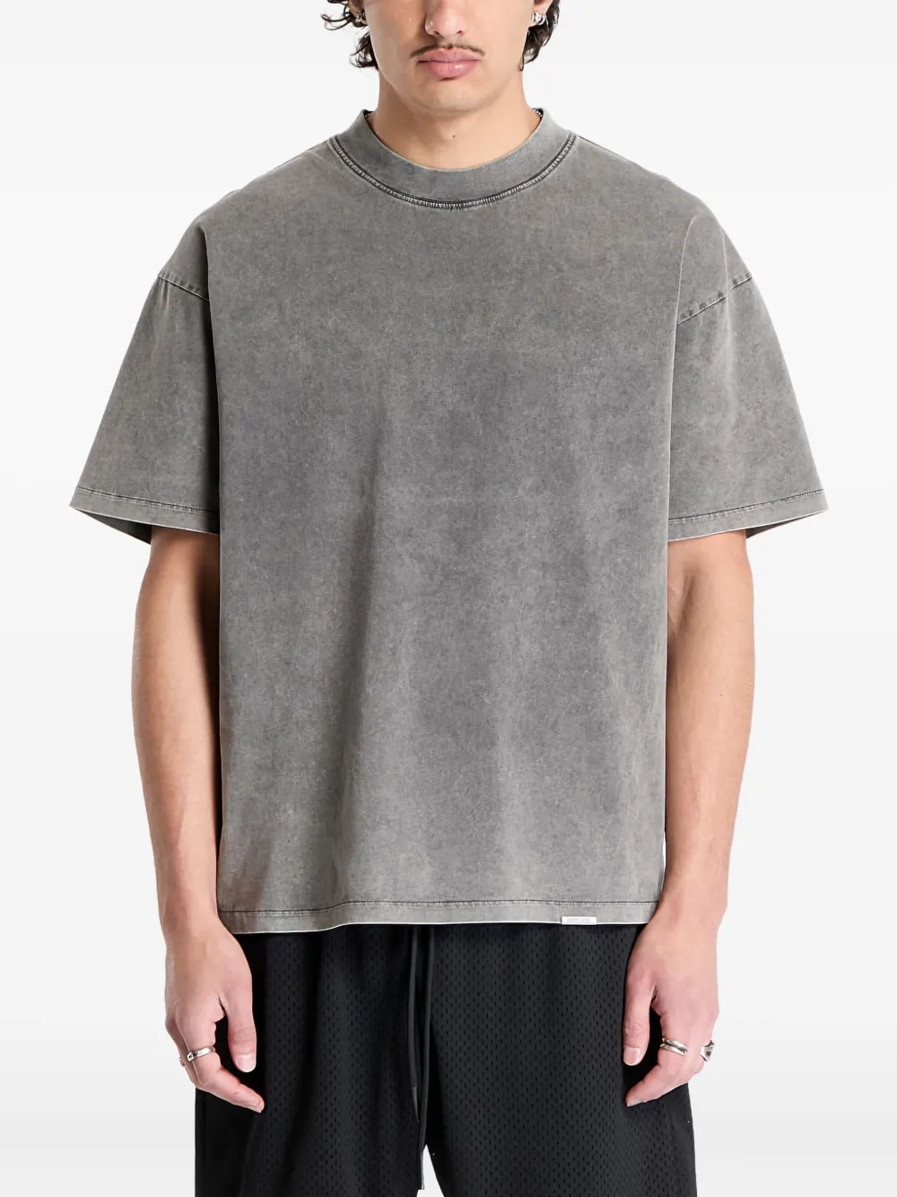 Represent acid-wash T-shirt | Grey | Image 1