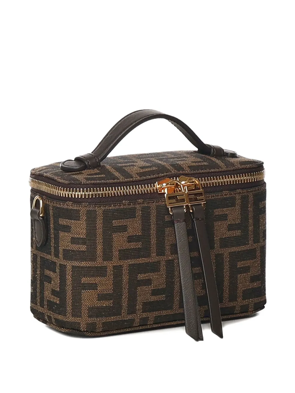 FENDI Vanity FF-pattern top-handle Shoulder Bag | FARFETCH