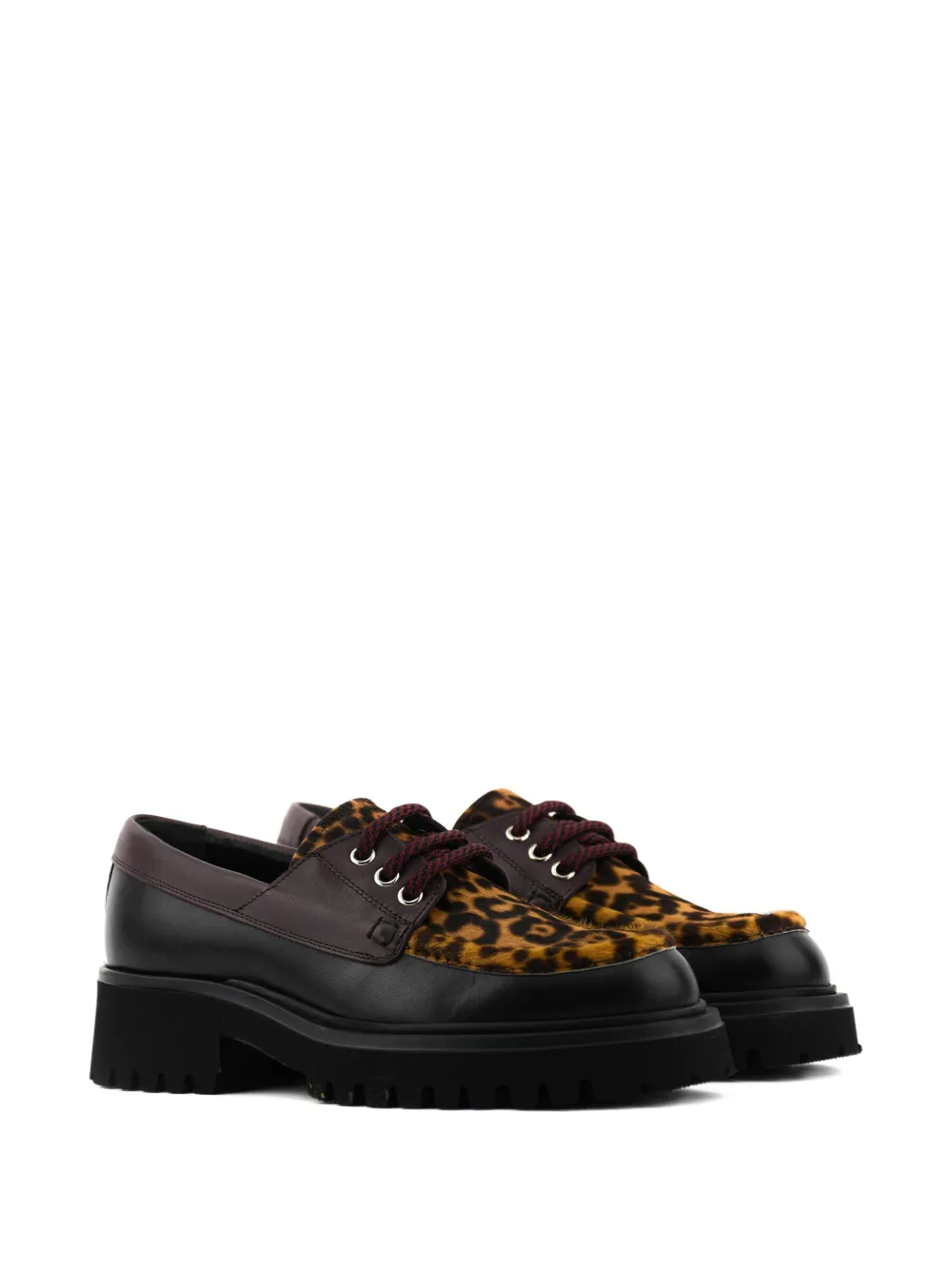 Paul Warmer Walk On The Wild Side derby shoes Black