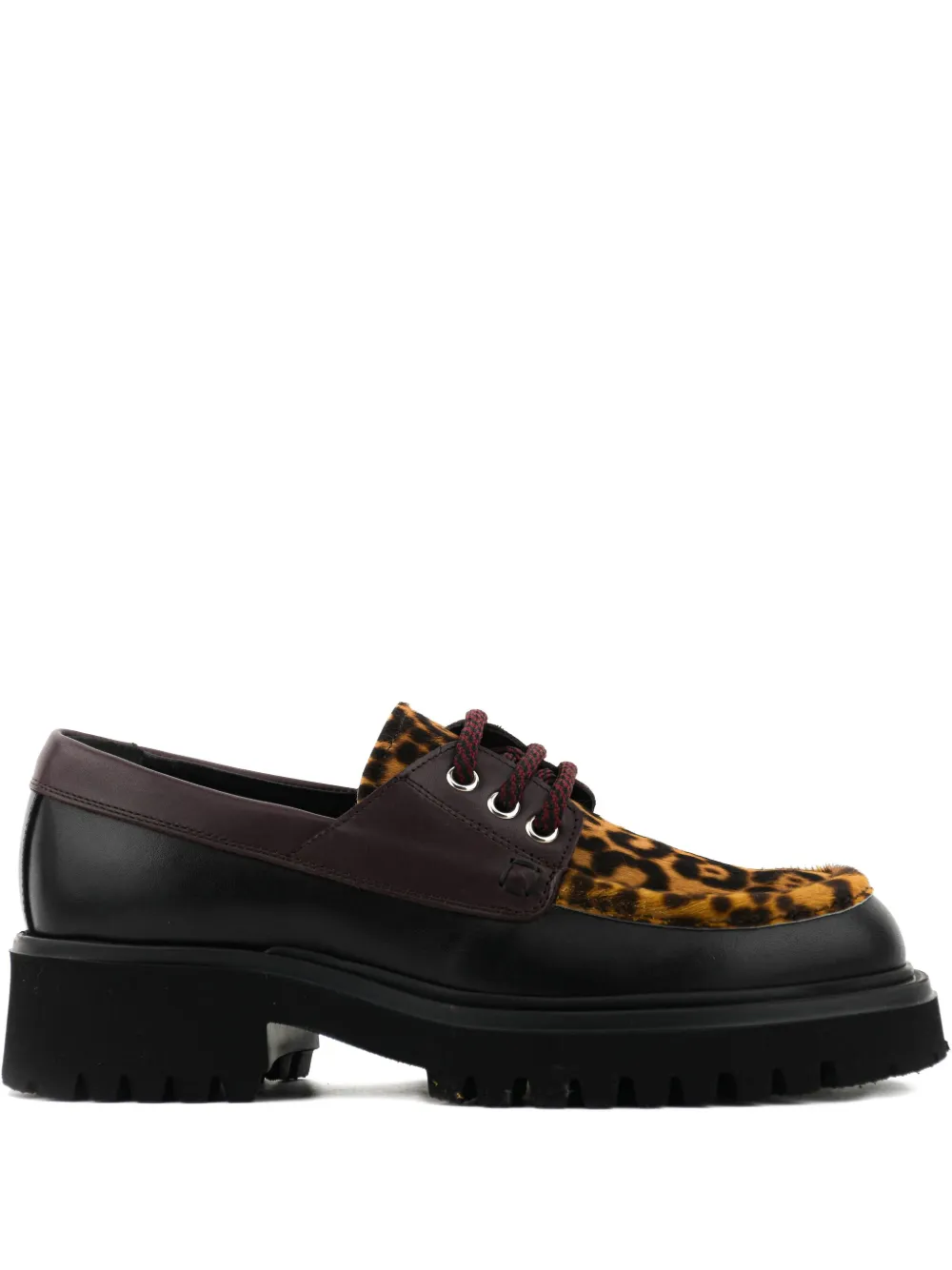 Paul Warmer Walk On The Wild Side derby shoes Black