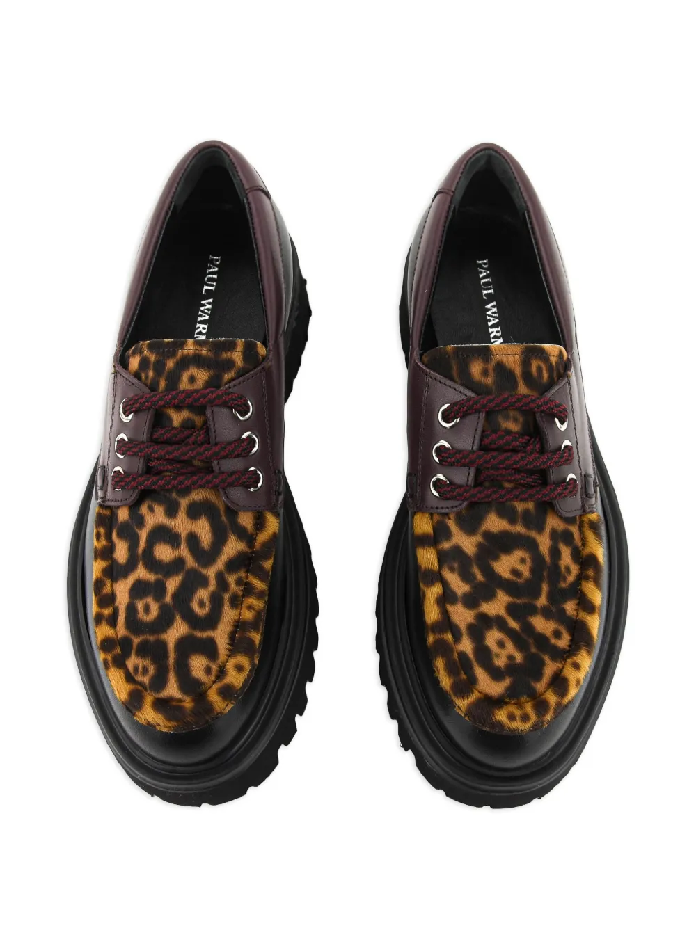 Paul Warmer Walk On The Wild Side derby shoes Black
