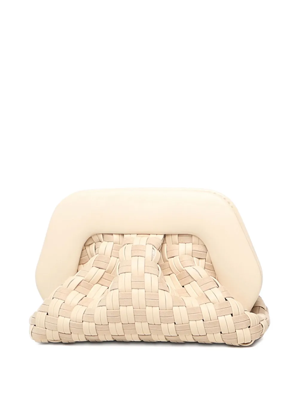 Themoirè Tia clutch - Beige