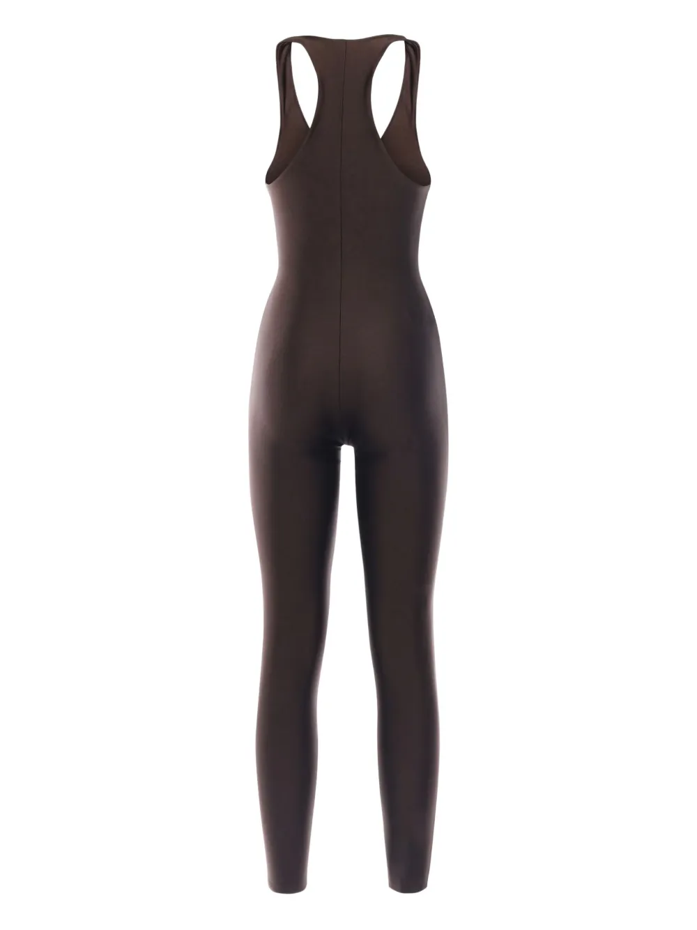 THE ANDAMANE racer-back scoop-neck jumpsuit - Bruin