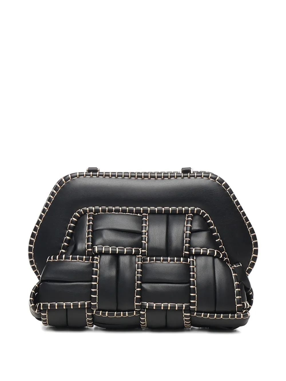 Themoirè Tia clutch - Zwart