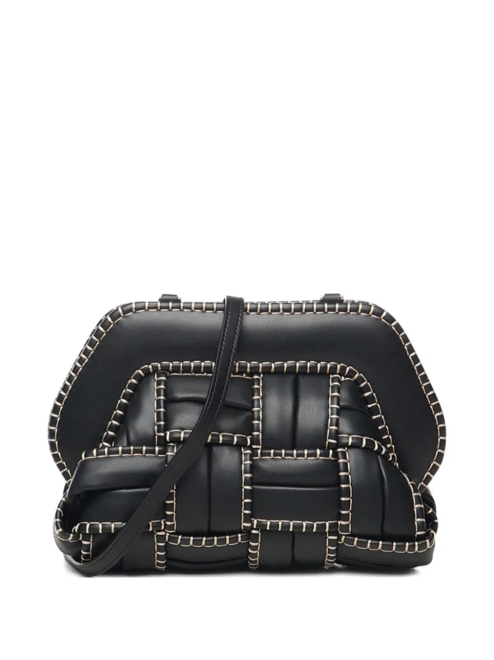 Themoirè Tia clutch bag | Black | Image 1