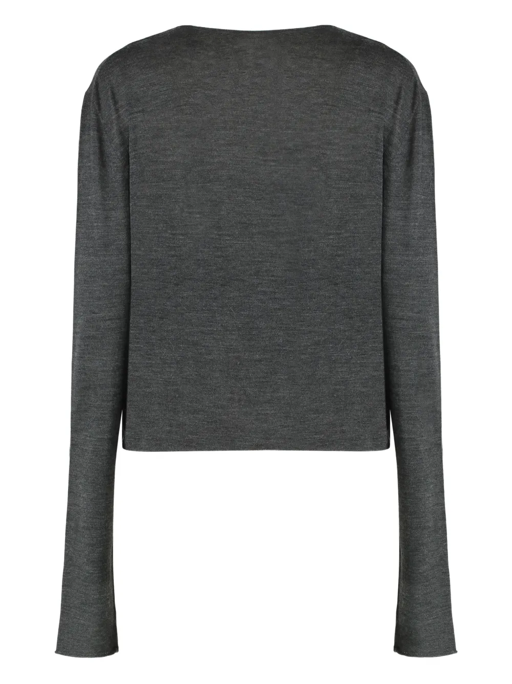 Alberta Ferretti Alberta Ferreti Virgin Wool Sweater In Gray