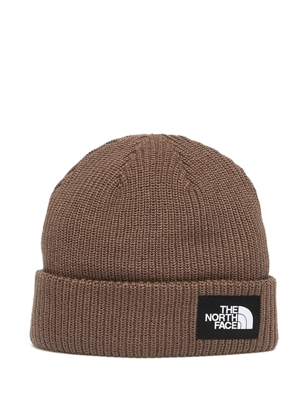 The North Face ribbed-knit beanie | Brown | Image 1