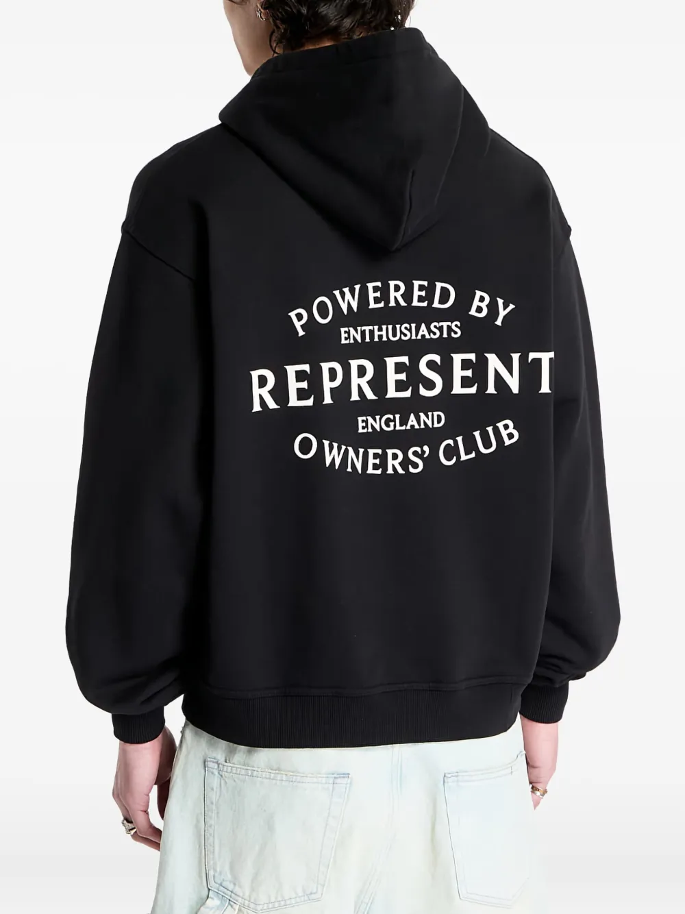 Represent Owners Club hoodie met rits Zwart