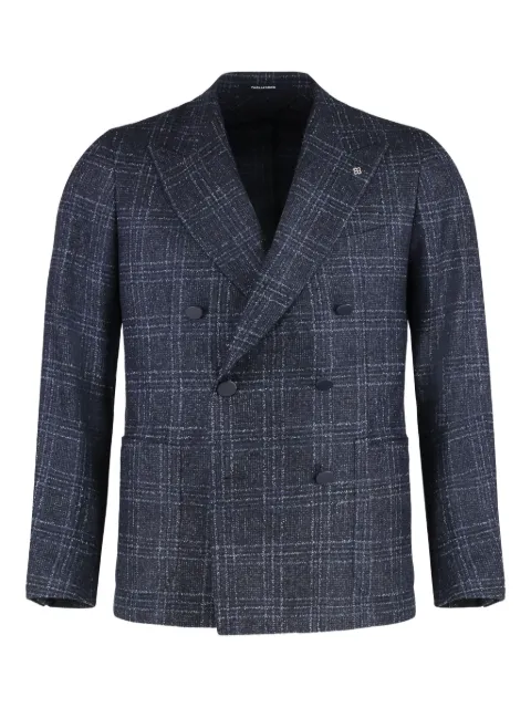Tagliatore double-breasted checked jacket