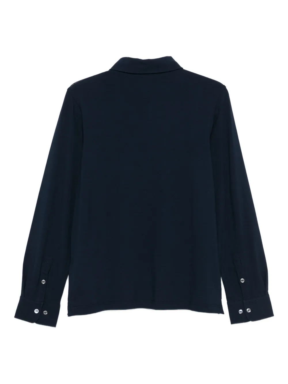 K-way Long-sleeve Polo Shirt In Blue