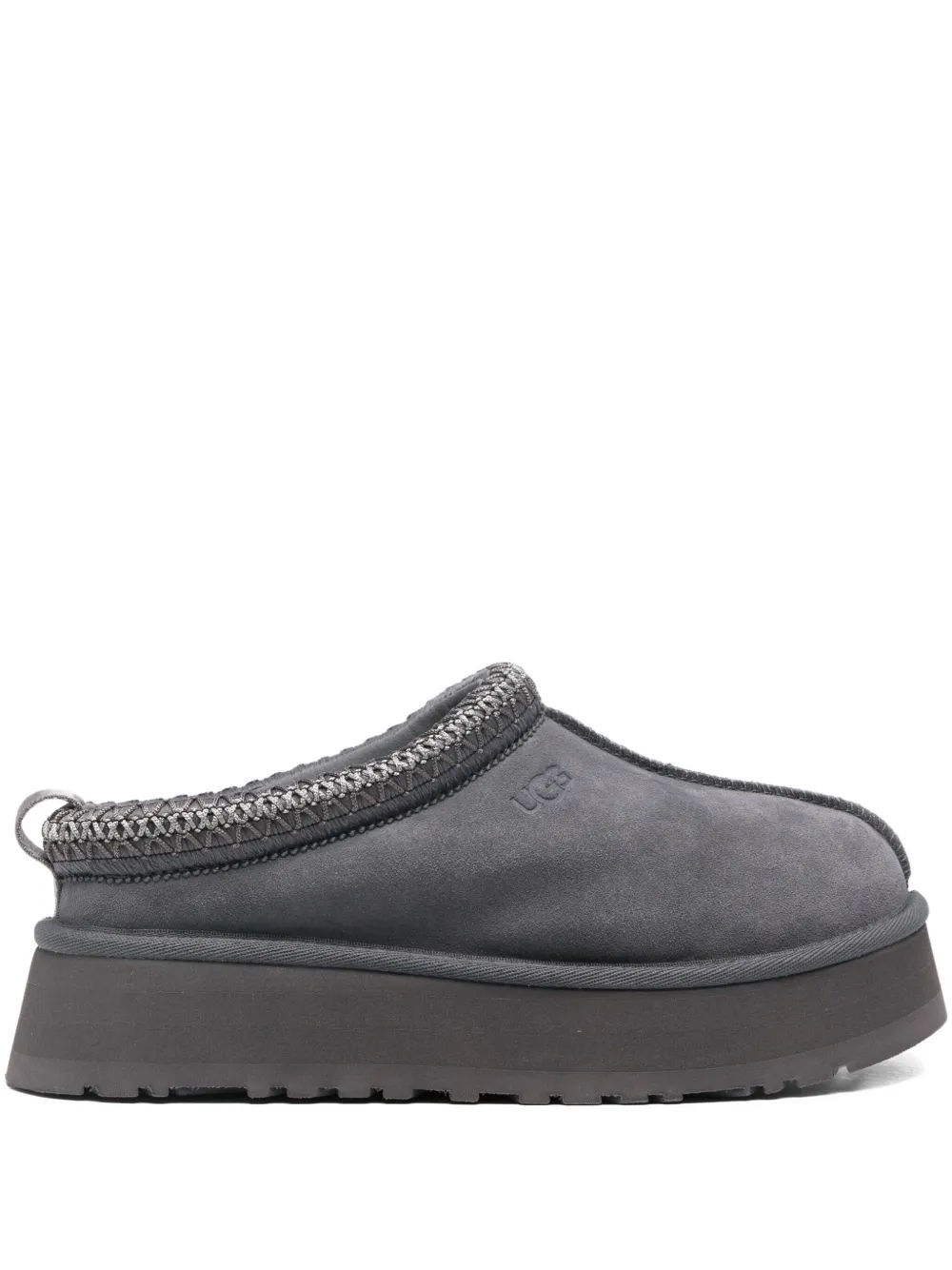UGG Tazz II braided platform mules Grey
