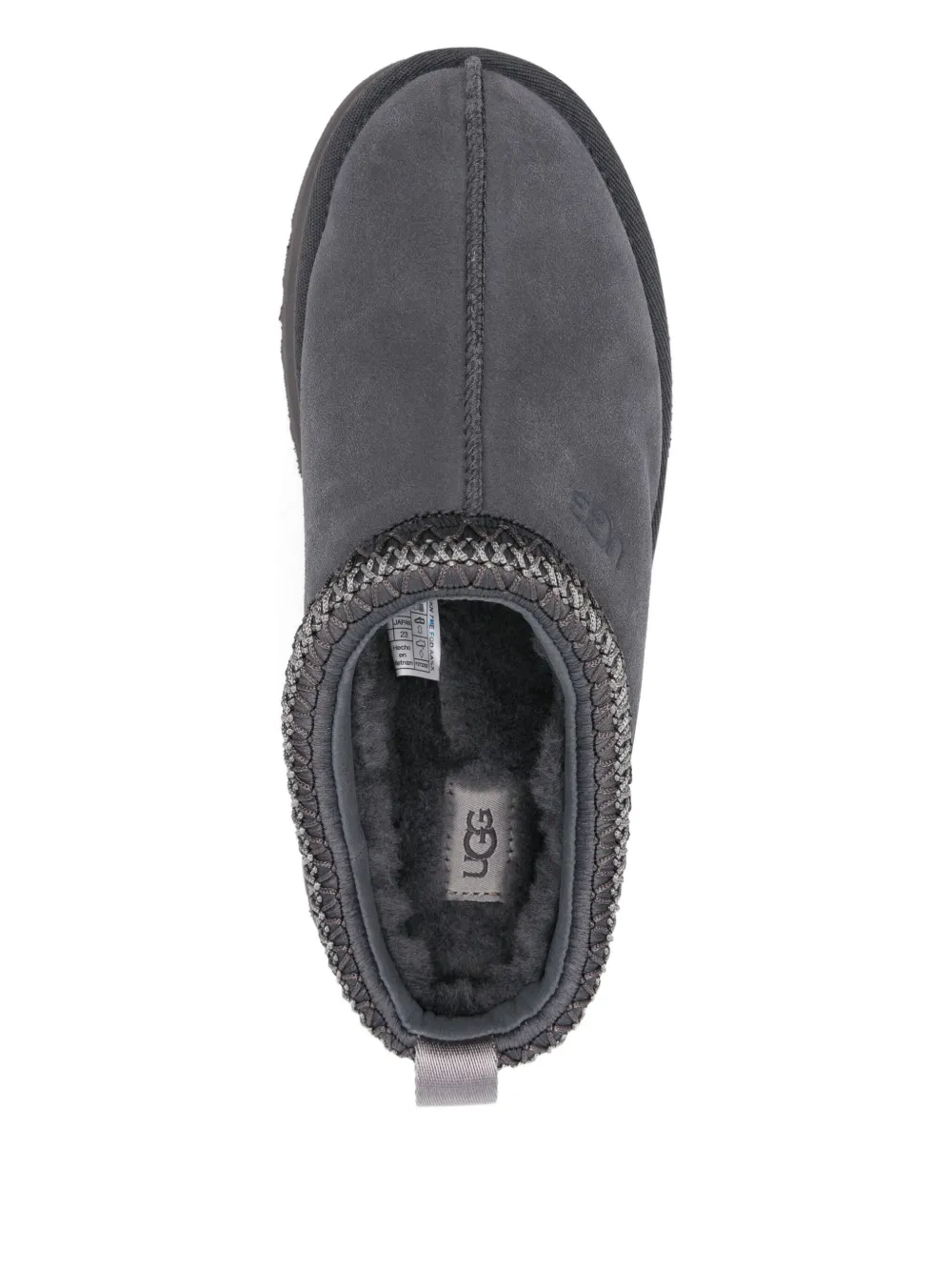 Ugg Tazz Ii Braided Platform Mules In Gray