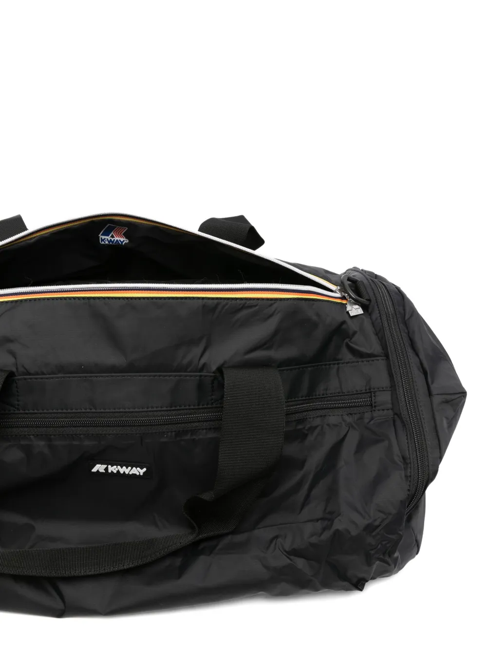 K-way Zip Duffle Bag In Black