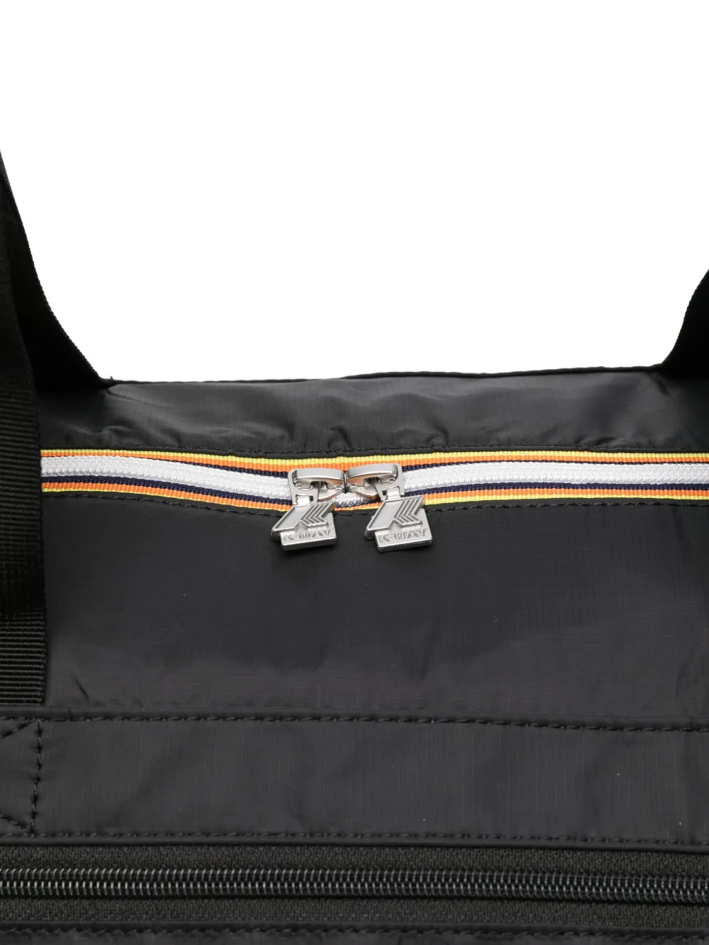 K-way Zip Duffle Bag In Black