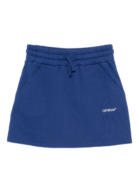 Off-White Kids drawstring mini skirt