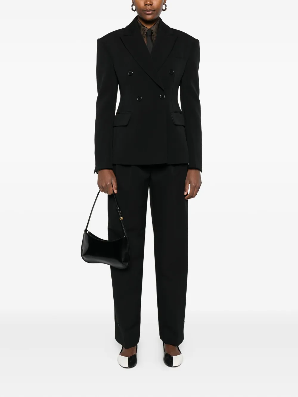 The Frankie Shop High waist broeken - Zwart