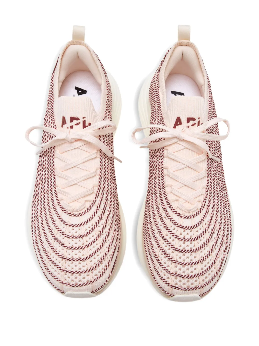 APL: ATHLETIC PROPULSION LABS TechLoom Zipline lace-up sneakers - Roze