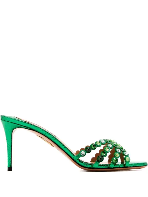 Aquazzura crystal-embellished sandals