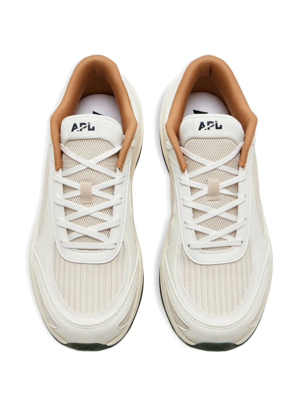 APL: ATHLETIC PROPULSION LABS ribbed-panel sneakers - Beige