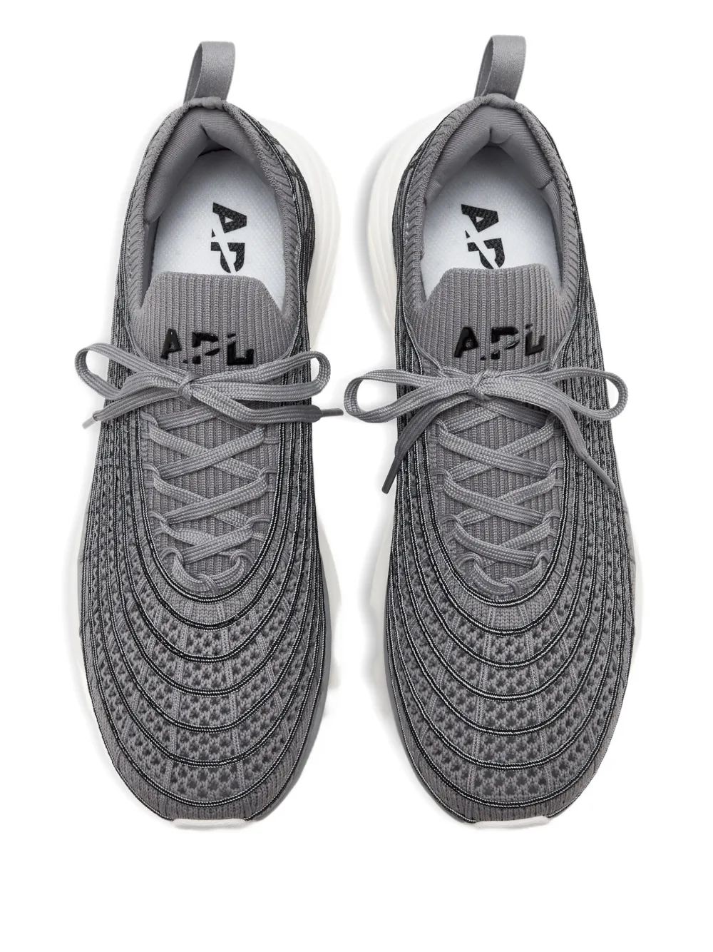 APL: ATHLETIC PROPULSION LABS TechLoom Zipline lace-up sneakers - Grijs