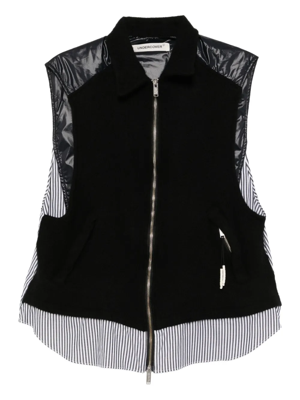 Undercover patchwork gilet | Black | Image 1