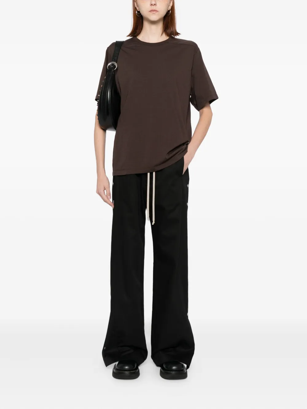 Rick Owens Brad T-shirt In Brown