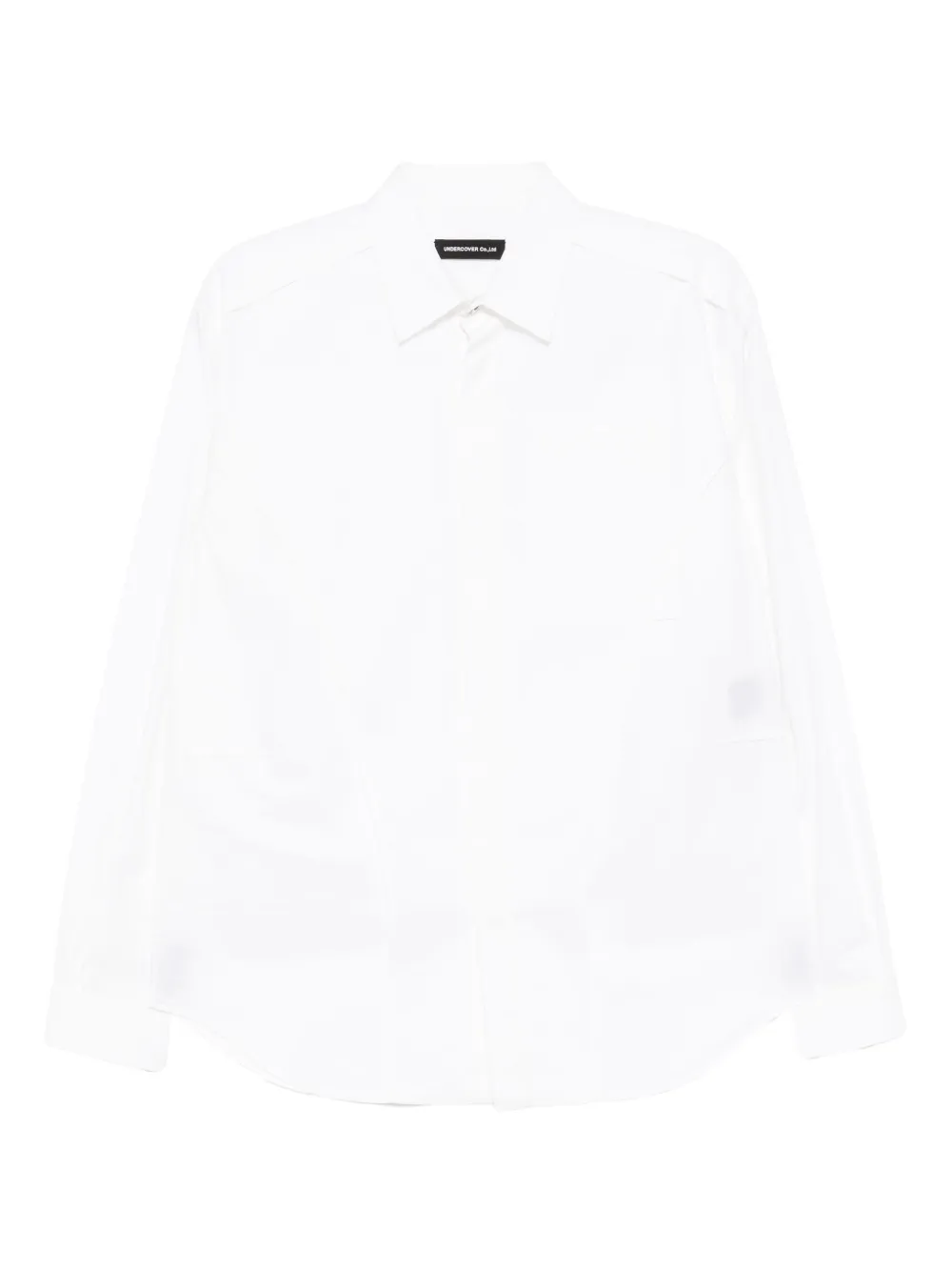 Undercover concealed button fastening shirt | Neutrals | Image 1